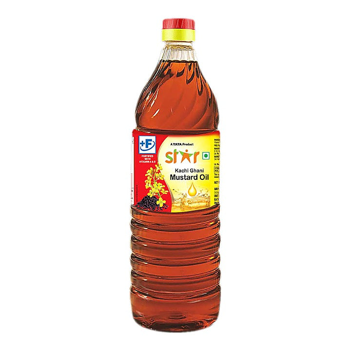 Star Kachi Ghani Mustard Oil Bottle 910 g
