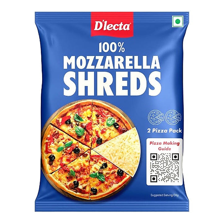 D'Lecta Shredded Mozzarella 140 g