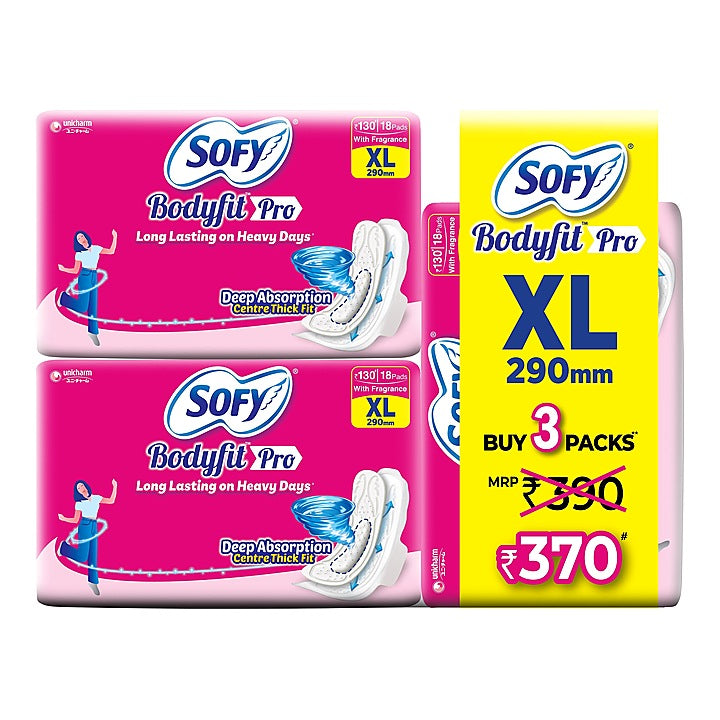 Sofy Bodyfit Xl Sanpad Combi pack of 3