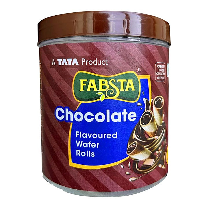 Fabsta Chocolate Flavoured Wafer Roll, 250 g