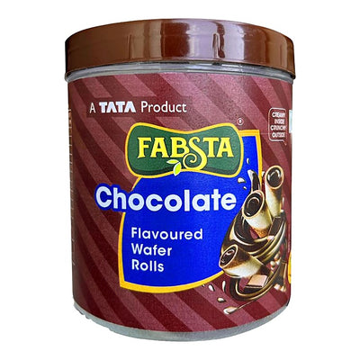 Fabsta Chocolate Flavoured Wafer Roll, 250 g