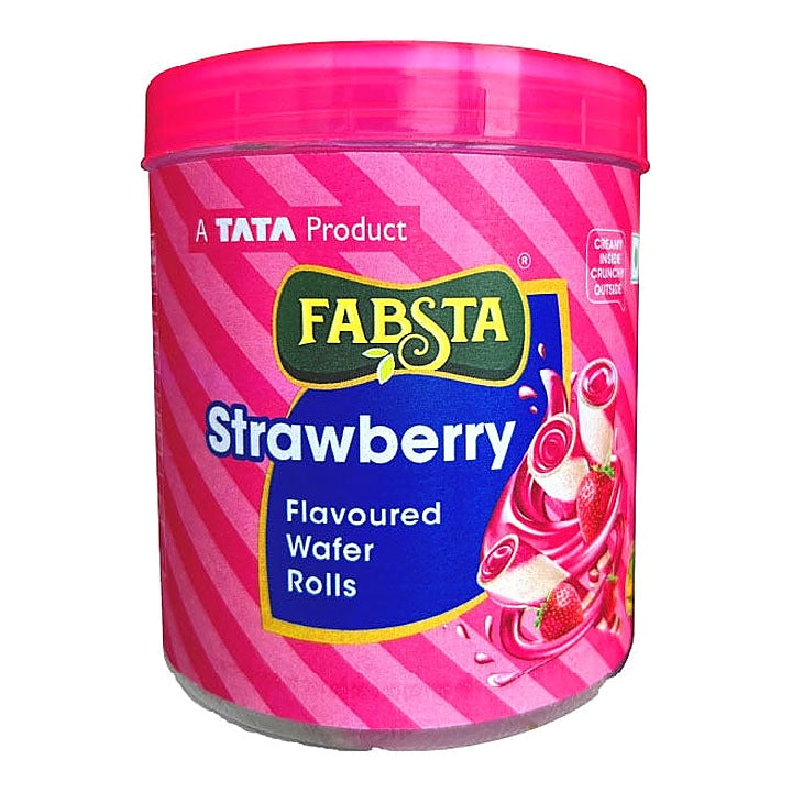 Fabsta Strawberry Wafer Roll, 250 g