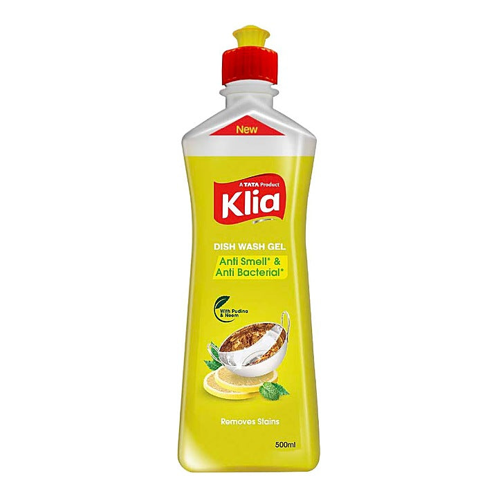 Klia Anti Smell Dishwash Gel, 500 ml