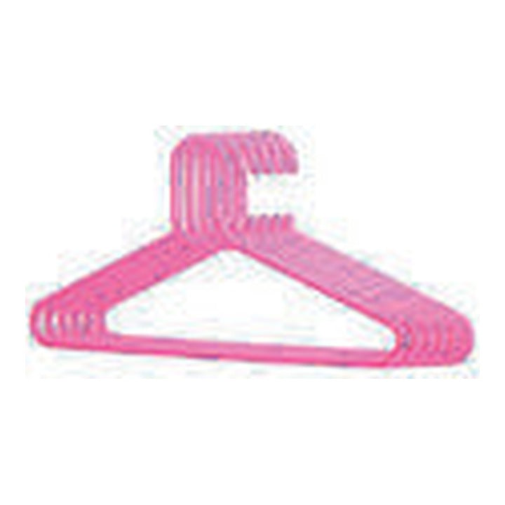 Smartle Plastic Hanger Pink Set Of 6 pcs