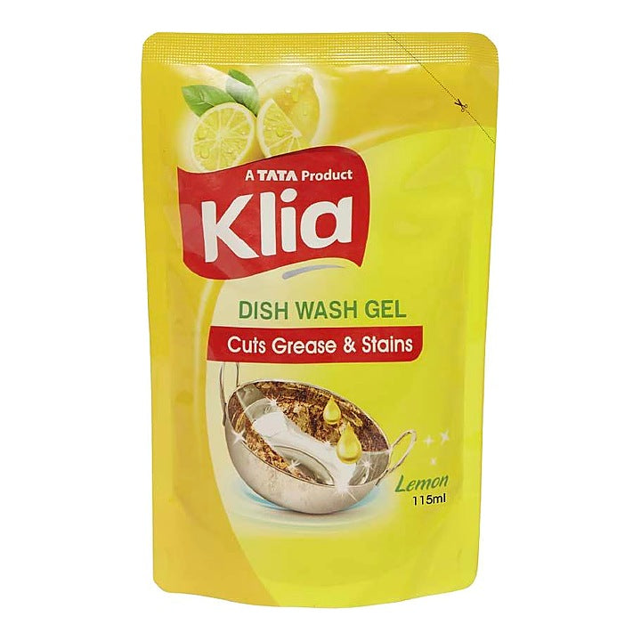 Klia Dishwash Gel Lemon, 115 ml