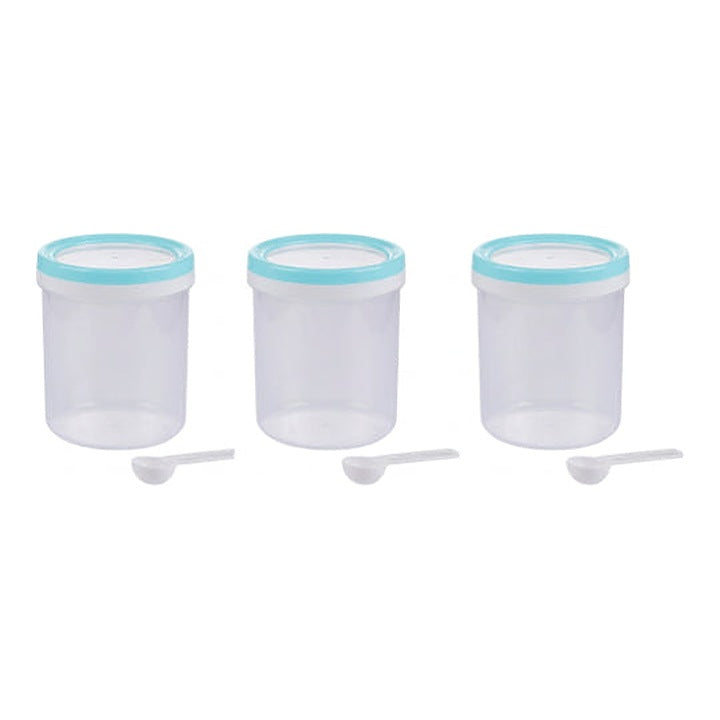 Smartle Easy Spin Container 1.5 Ltr Blue set of 3