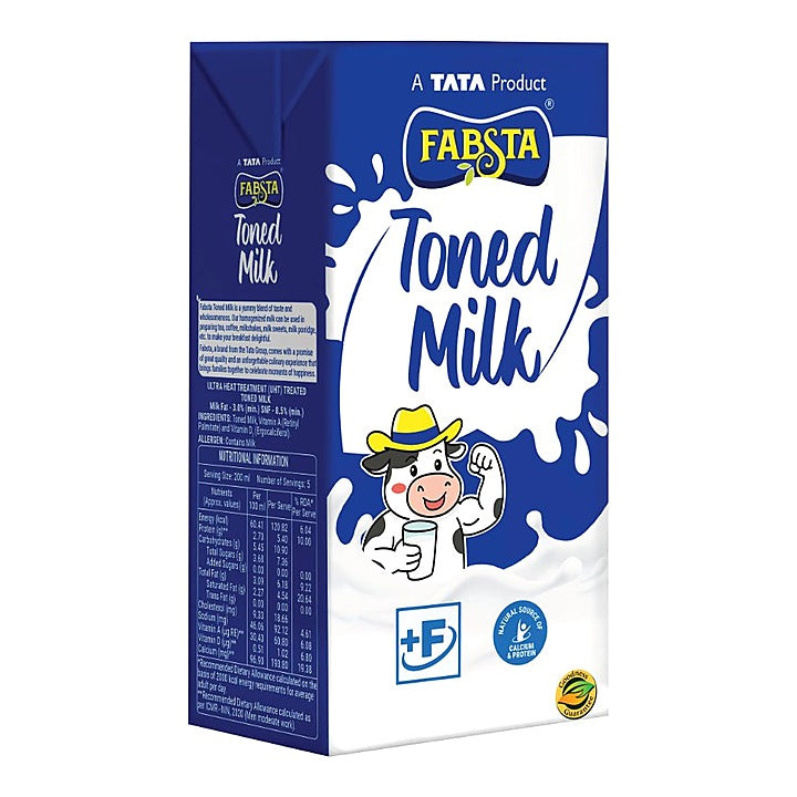 Fabsta Toned Milk, 1 L