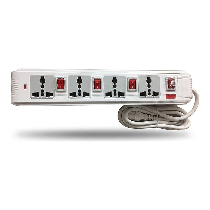 Smartle 4 Socket 4 Switch Power Strip 1 pc