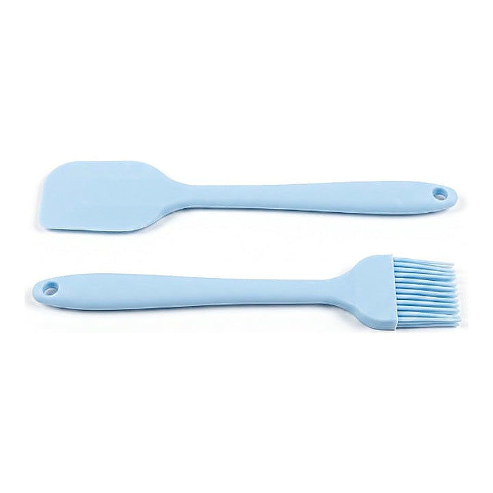 Smartle Silicon Spatula & Brush Blue 1 pc