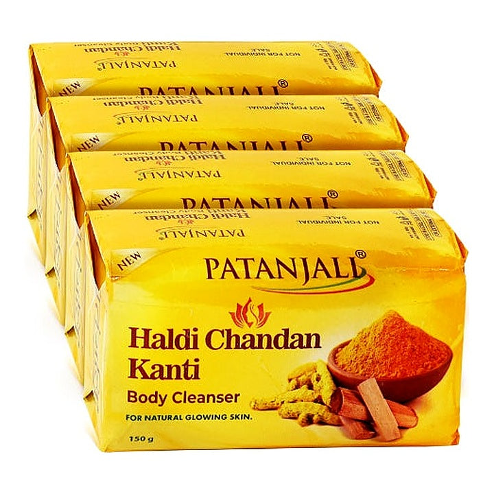 Patanjali Haldi Chandan Soap 4x150 g