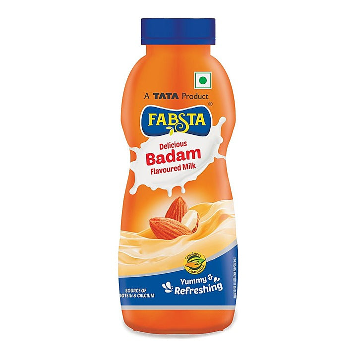 Fabsta Badam Flavoured Milk, 180 ml