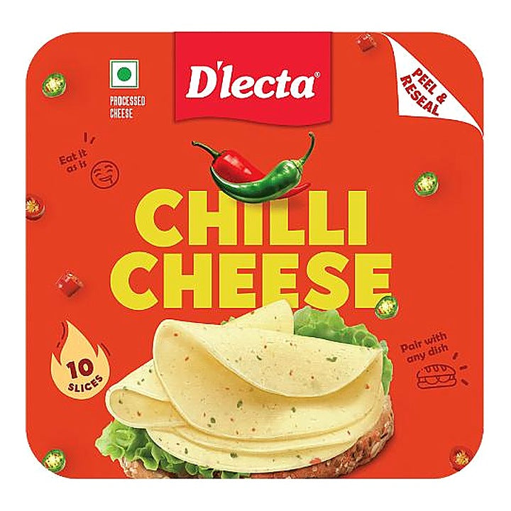 D'Lecta Chilli Cheese Slice 200 g