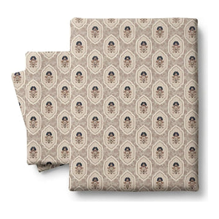 Smartle Celebration Double Bedsheet Jharoka Beige 1 pc