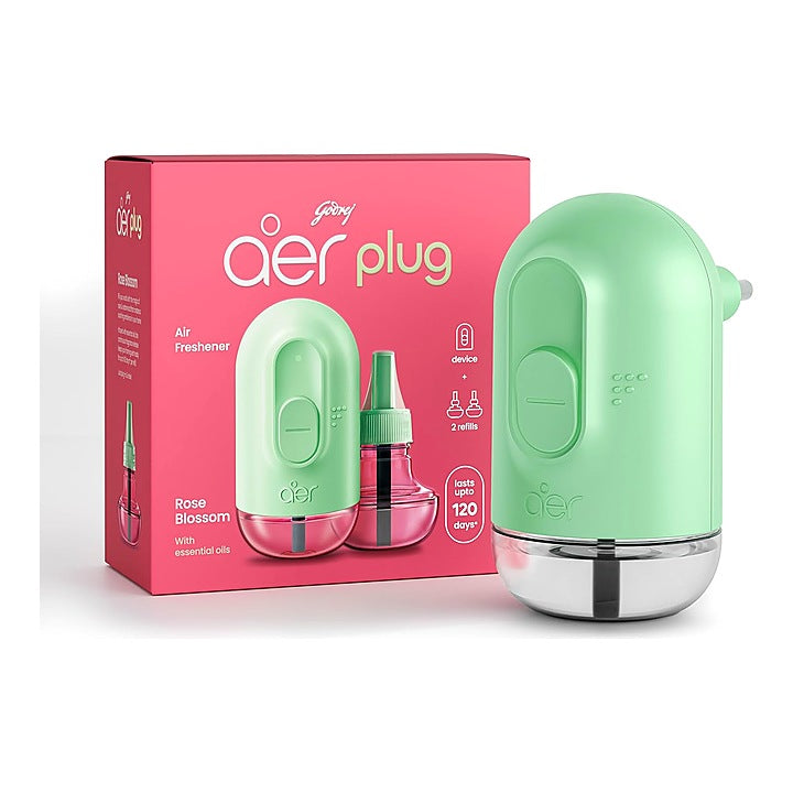 Godrej Aer Plug Rose Blossom Machine & Freshner 1 pc
