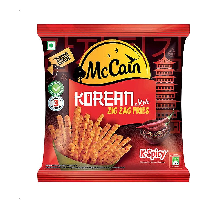 Mccain Korean Style Zig Zag Frie 325 g