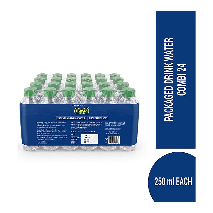Fabsta Packaged Drink Water Combi Pack 24X250 ml