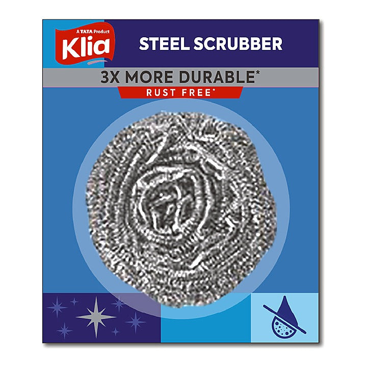 Klia Steel Scrubber 1 Pc