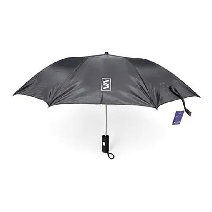 Smartle 24.5 Inch 2 Fold Black Silver Umbrella 1 Pc