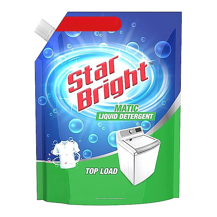 Star Bright Matic Liquid Detergent - Top Load : 4 L