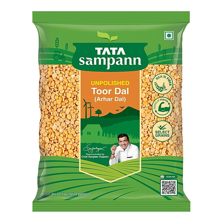 Tata Sampann Unpolished Toor Dal : 2 kg