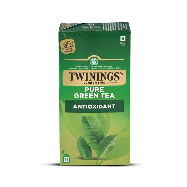 Twinings Pure Green Tea Bags (25 Tea Bags, 37.5 g)